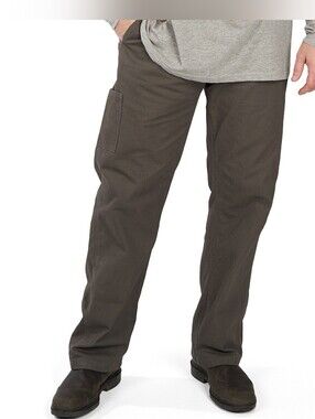 Men's Key Apparel Rip Stop Foreman Pant Size 38x32 Relaxed Fit Graphite Pants